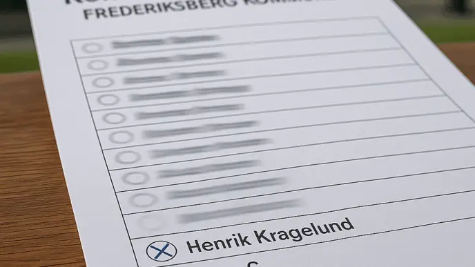 En personlig stemme på Henrik Kragelund på Frederiksberg er ikke spildt